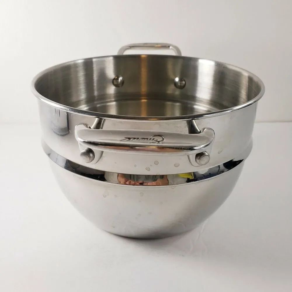 Emeril Lagassee Basket Steamer Colander Handles Stainless Steel Cookware